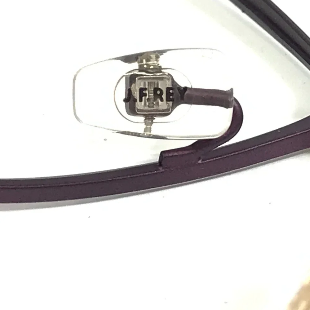 J.F. Rey Eyeglasses Frames JF2626 1375 Brushed Silver Side Shields 55-18-144